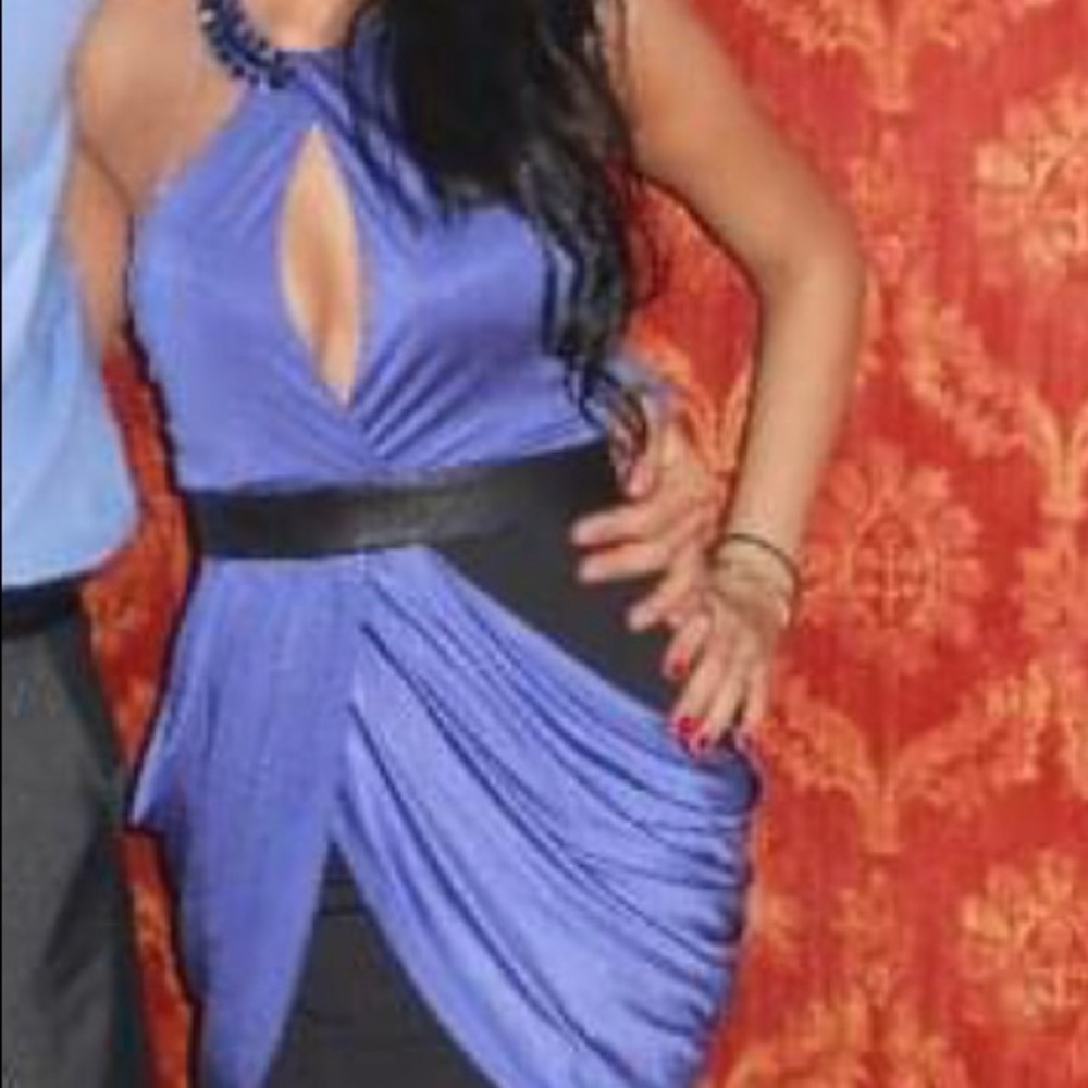 Bebe Grecian-style dress